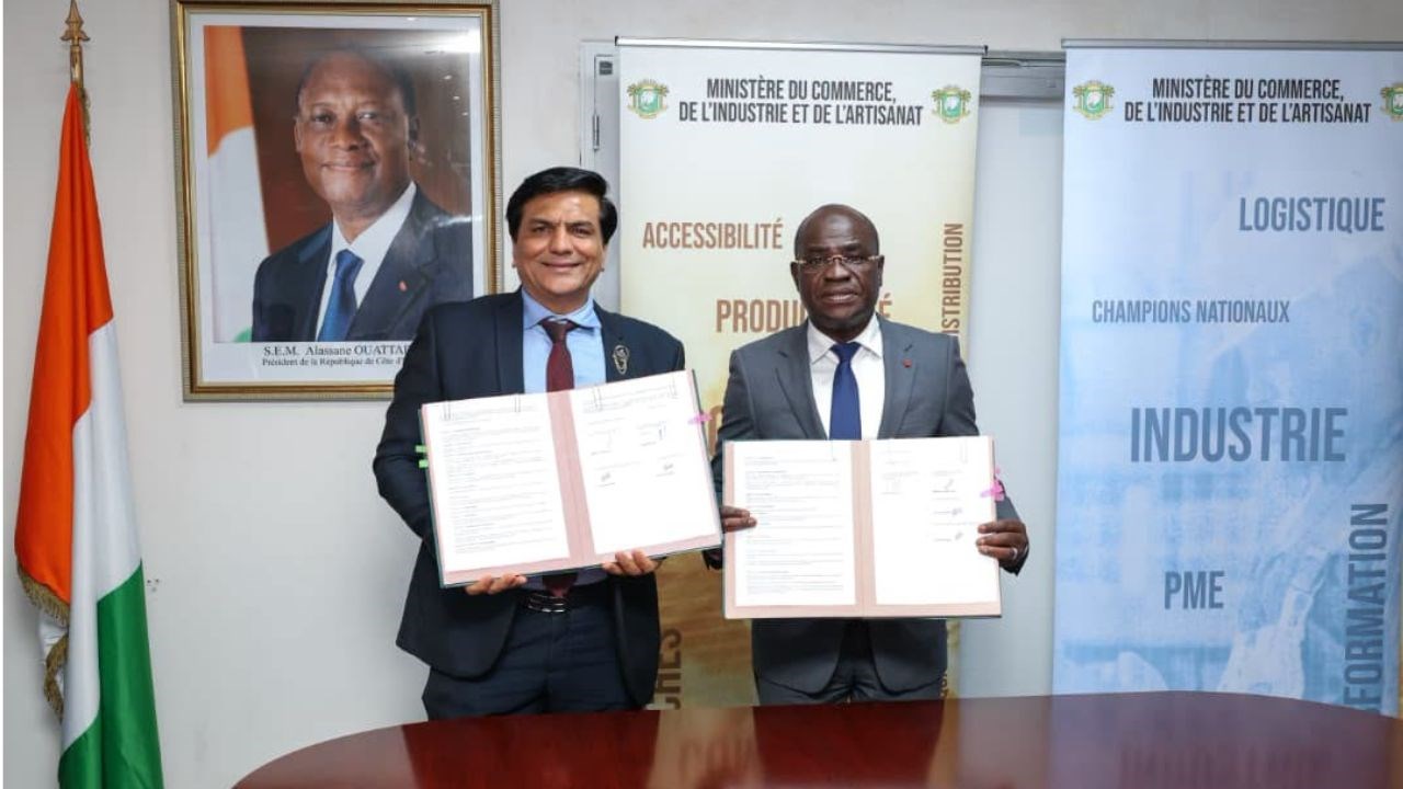Côte d’Ivoire : Un mémorandum d’entente de 110 milliards FCFA pour une aciérie et une industrie pharmaceutique
